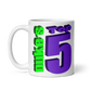 Nuke's Top 5 White Glossy Mug Checklist- 11oz TWO SIDED