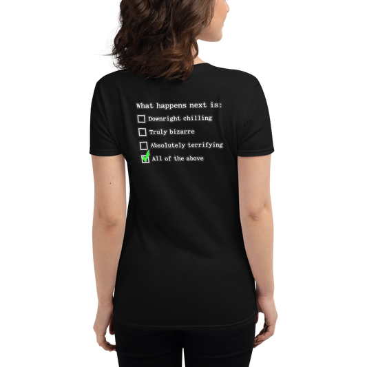 Nuke's Top 5 Checklist Women's T-Shirt TWO SIDED